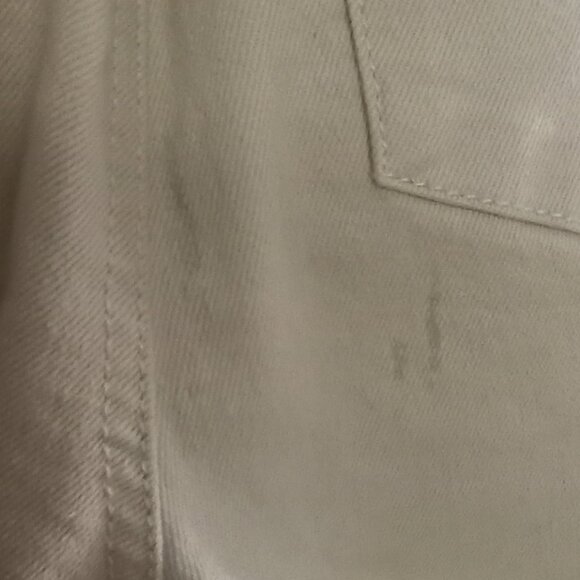 OAK + FORT light yellow denim wide leg pants - Picture 7 of 8